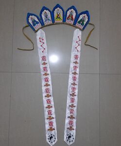 五老冠道帽