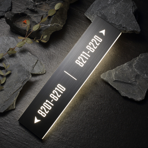 酒店指示牌发光