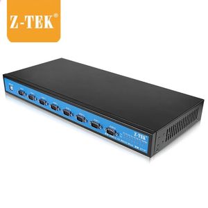 力特（Z-TEK）USB转8串口一拖八USB转RS232转换器一分8COM口ZY127