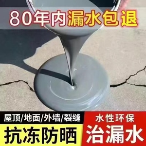 防水补漏裂缝渗水屋顶外墙农村房顶漏水材料防水材料涂料防水涂料