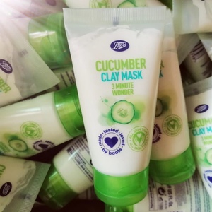 新到boots/博姿 小黄瓜三分钟面膜50ml深层保湿修复毛孔 2件包邮