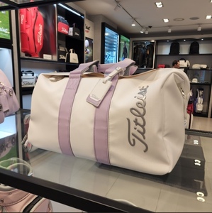 韩国Tit新品高尔夫衣物包波士顿包PU男女大容量旅行包golf手提包