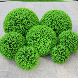 展会花球吊顶客厅酒吧壁橱挂式草球植物球形派对花草店铺耐用悬挂