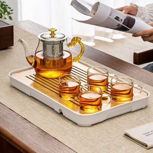 忆壶茶（YIHUTEA）整套茶具玻璃耐高温过滤煮茶壶套装办公室简约