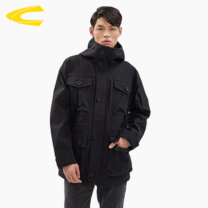 camel active德国骆驼动感2021秋季男士经典多袋弹力夹克工装外套