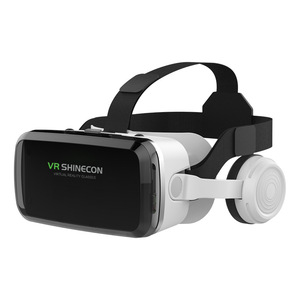 新新品蓝牙VR眼镜千幻VRSHINECON G04BS耳机版手机3DVR头盔虚拟品