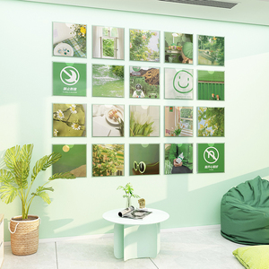 亚克力照片墙面相册框网红房间改造ins风卧室布置装饰床头背景板