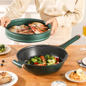 700人付款淘宝ksise金嫂子小姗英麦斯inminds女王麦饭石真空不粘炒锅