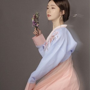 传统女韩服大长今古装朝鲜族舞蹈演出服改良韩国舞台民族表演服装