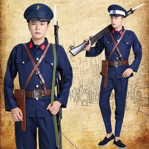 北伐军军装民国南昌起义国军军装抗战舞台小品表演出服装