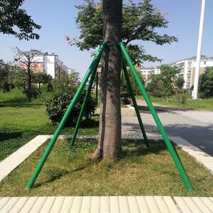 移栽固定器树木支撑架园林绿化金属支架稳固铁抱箍套镀锌钢管大树