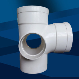 淘宝pvc管件50 75 110积水处理器渗水平面体内插单承插三通四通五通 1