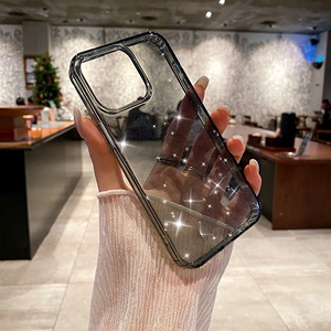 ShiFengyu透明适用苹果15手机壳新款iPhone14promax抗菌抗发黄12全包防摔13pro自修复防刮花11闪粉硅胶