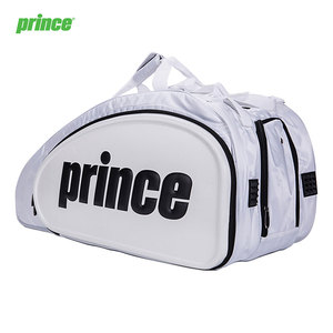 Prince王子 专业12支装网球包 单双肩包 隔热层 鞋收纳 白色6P895