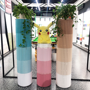 美弧瓷砖网红喜茶棍子砖奶茶店吧台圆柱手工砖背景墙卫生间长条砖