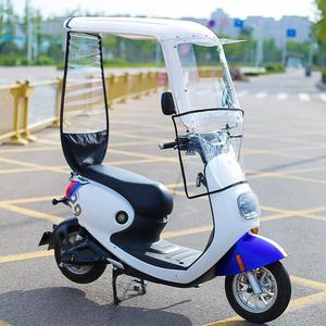 电动车棚子防风防雨车头新款罩一家有篷遮雨棚防晒篷车篷电瓶车遮