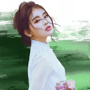 爱画画子衿肖像画手绘画油画定制照片人物画像定制真人照片抖音画