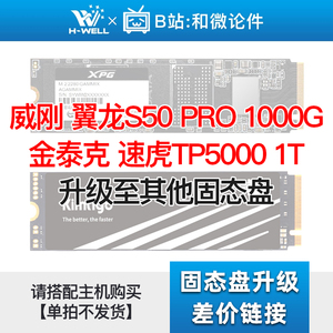 威刚 S50 PRO/速虎 TP5000/青龙NM520 1T 升级其他固态盘单拍不发