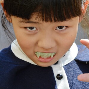 假牙齿道具虎牙假牙吸血鬼假牙僵尸牙獠牙吸血鬼的牙齿装扮僵尸牙