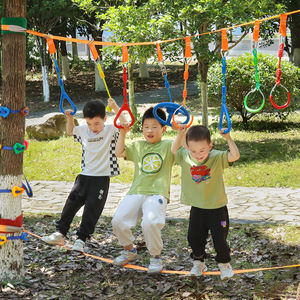 儿童体能训练器材体适能运动幼儿园户外攀爬秋千室内悬挂吊环玩具