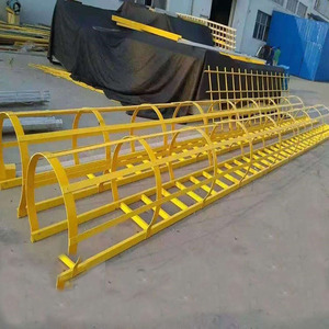 玻璃钢爬梯护笼基坑深井耐腐蚀镀锌钢爬梯检修平台安全直爬梯