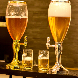酒炮商用金色银色高脚杯扎啤桶可乐桶798时代酒具啤酒塔网红酒炮