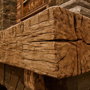 屹坊老木板旧木板复古风化实木地板实木装饰板民宿老松木地板定制