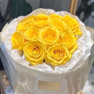 月光漫步黄玫瑰月球漫步鲜花云南直发花束节日全国鲜花速递顺丰