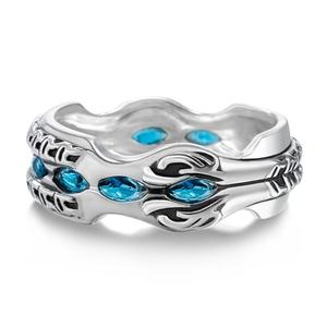 秦时明月戒指高渐离水寒剑国漫动漫925银开口戒指ins爆款