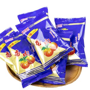 奶油杏肉500g装 无核雪花杏肉  儿时怀旧小零食  办公室果脯蜜饯