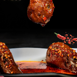 自贡蜀味盐帮香辣鸭头四川特产180克鸭头卤味小吃熟食即食鸭脑壳