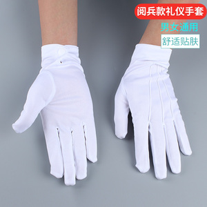 司机带扣白手套