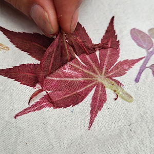 植物敲拓染材料包布工具锤子方巾草木树叶方巾手工幼儿园拓印套装