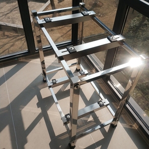 空调外机支架双层防腐防锈减震降噪空间配件中央空调防震落地架