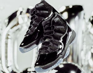 000人付款淘宝出正品aj11黑武士cap and gown全黑伽马黑麂皮4tb