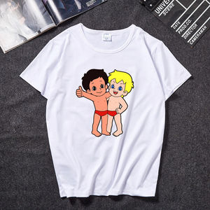 同款短袖t恤夏季新款海尔兄弟嘻哈ins潮牌宽松衣服男女体恤16人付款