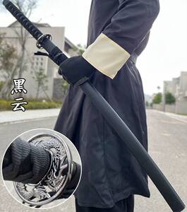 龙泉刀一体高锰钢弯刀绣春刀长款车载防身刀具唐横刀冷兵器未开刃