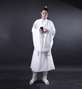 武侠风汉服古装仙侠白衣男剧本杀演绎密室换装古装仙气中性江湖