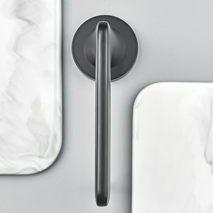 迪森五金室内门锁卧室静音现代简约实木门锁磁吸房分体门把手