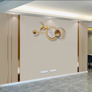 电视背景墙壁纸8d轻奢风墙纸现代简约客厅沙发卧室墙布影视墙壁画