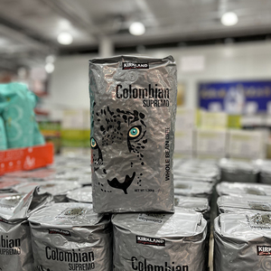costco科克兰焙炒中度烘焙哥伦比亚咖啡豆supremo豆  1.36千克/袋