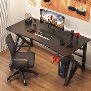 直播桌子主播用专用电脑台式桌游戏用电竞卧室简约现代家用写字台