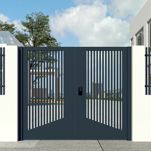 铁艺庭院门别墅大门铝合金花园户外围栏门乡村院子大门不锈钢院门