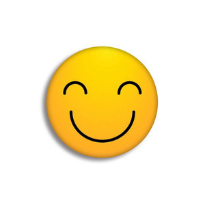 笑脸动漫徽章 emoji 搞笑恶搞卡通可爱胸针胸章挂件镜子钥匙扣