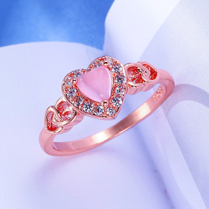 00尧勇刚淘宝冰雪奇缘儿童宝石戒指爱心卡通公主指环女艾莎苏菲亚