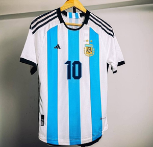 22-23正品新款世界杯阿根廷主场球衣国家队10号梅西足球服hb9215