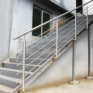 楼梯扶手室内外家用围栏别墅阳台护栏不锈钢扶手护栏栏杆立柱自装