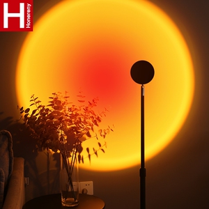 ins网红氛围落日灯大光圈氛围灯卧室夕阳落日投影情调拍照黄昏补