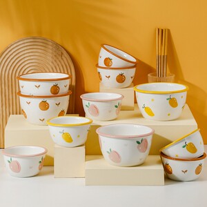 漂亮的碗餐具家用可爱