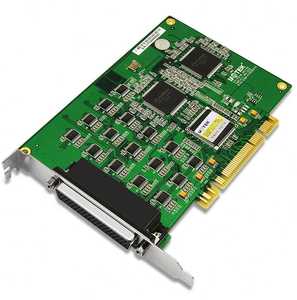宇泰工业级PCI转RS232串口卡16口台式机串口扩展卡配串口线9针COM